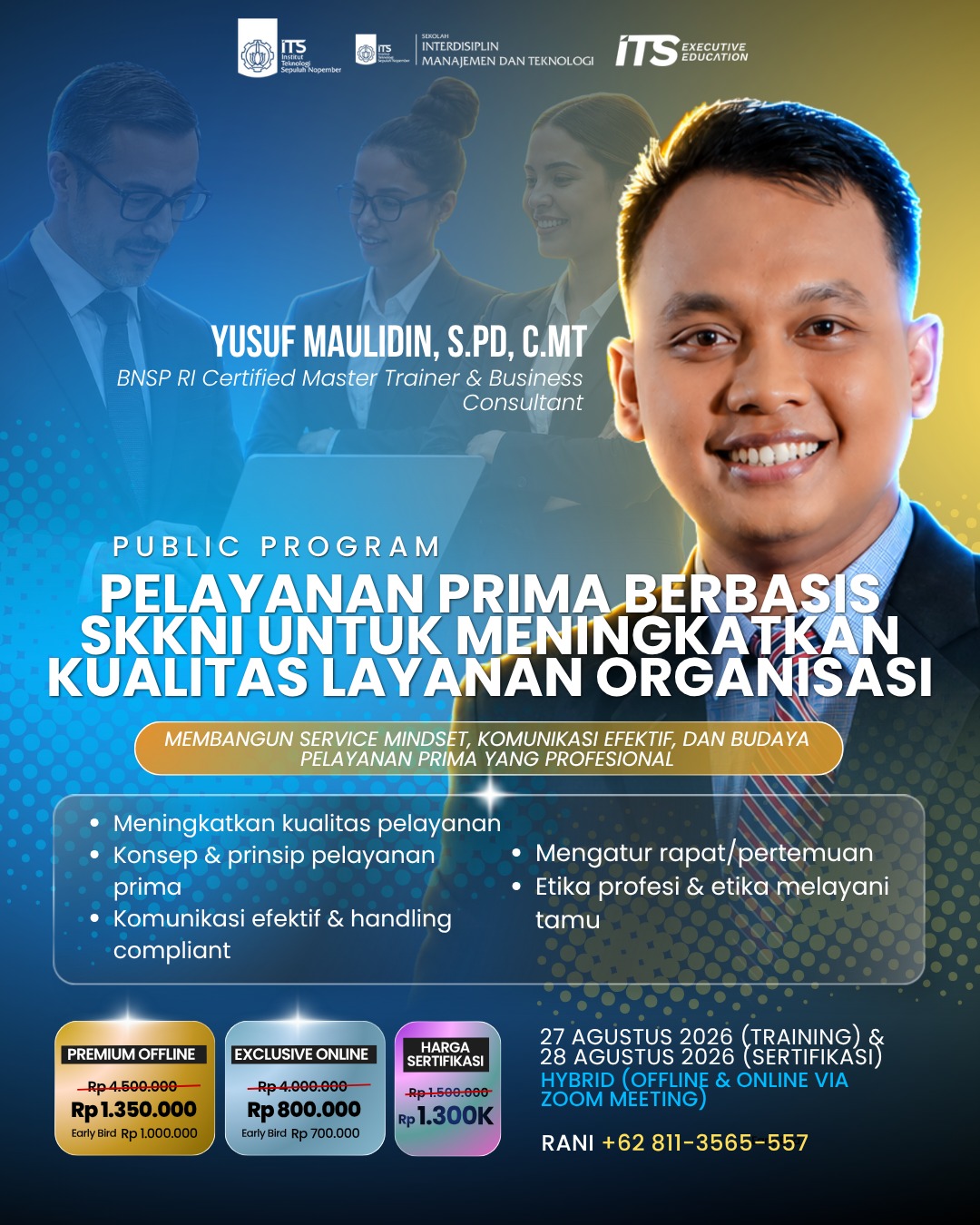 Pelayanan Prima Berbasis SKKNI untuk Meningkatkan Kualitas Layanan Organisasi