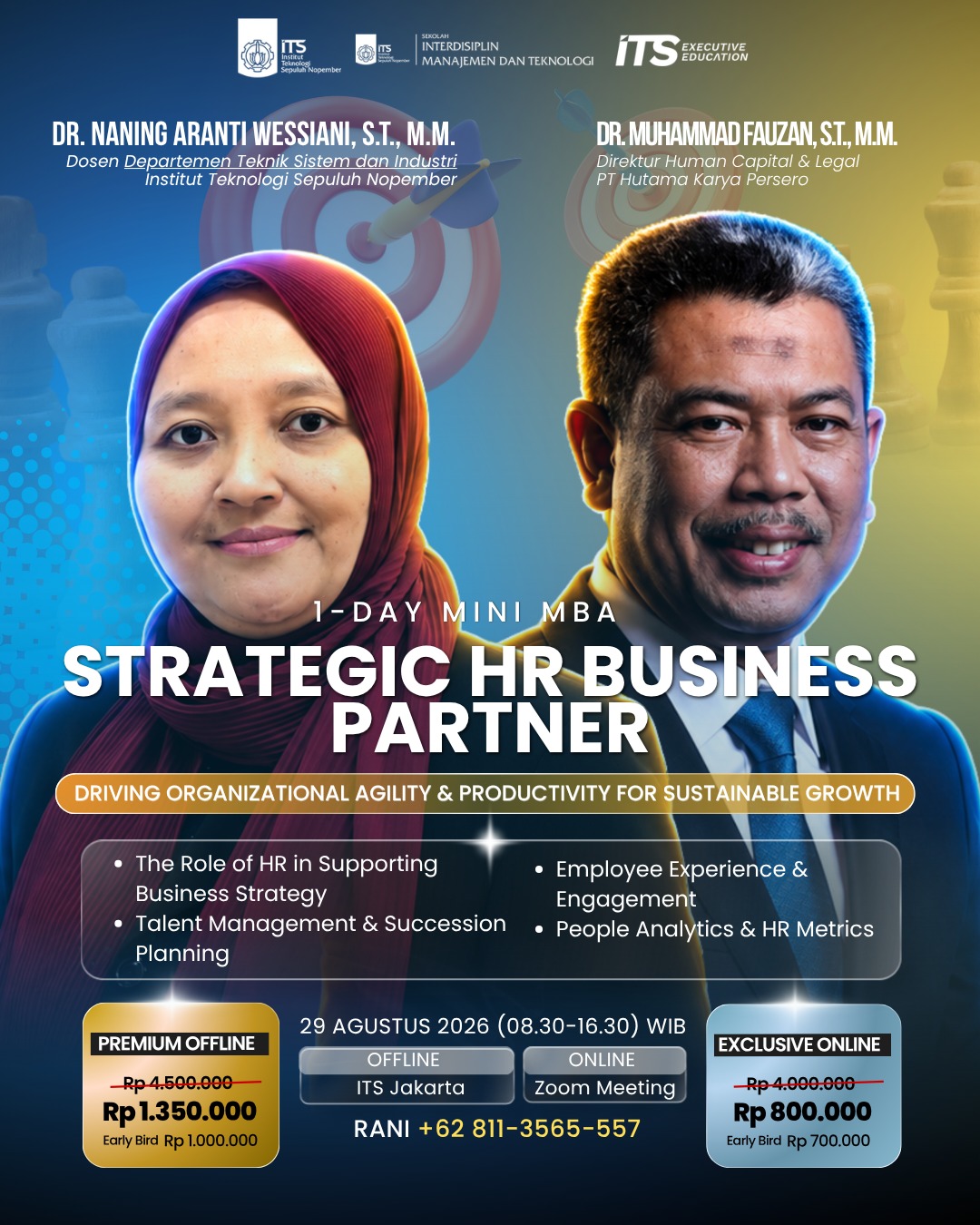 1-Day Mini MBA : Strategic HR Business Partner: Driving Organizational Agility and Productivity for Sustainable Growth